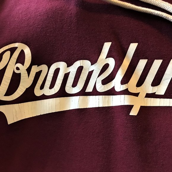 NWT⭐Old Navy Vintage Brooklyn Pull Over Hoodie - Picture 9 of 13